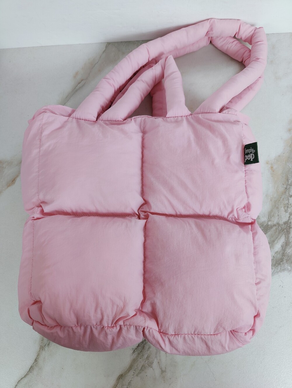 Simply Pop 'In My Pop Era' Pink Puffer Tote Bag, OS - Picture 7 of 12